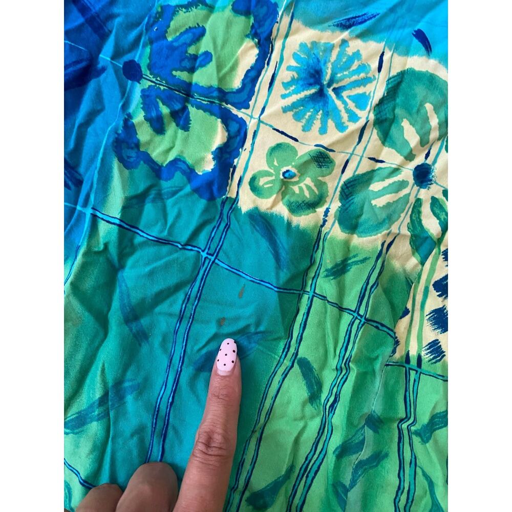 Vintage Big H Designs Hawaiian Patchwork Floral Dress Made in Hawaii M - Picture 2 of 4